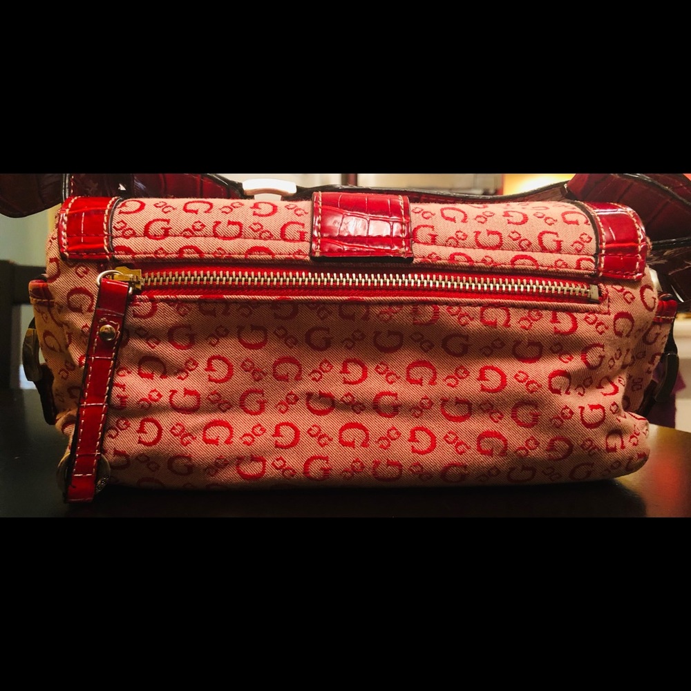 Guess Vintage Handbag Red - Picture 3 of 3